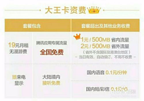 大王卡一个月有多少流量