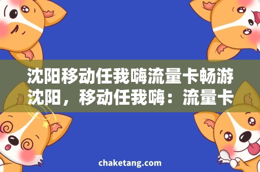 沈阳移动任我嗨流量卡畅游沈阳，移动任我嗨：流量卡购买攻略