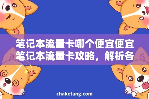 笔记本流量卡哪个便宜便宜笔记本流量卡攻略，解析各大平台优惠与套餐