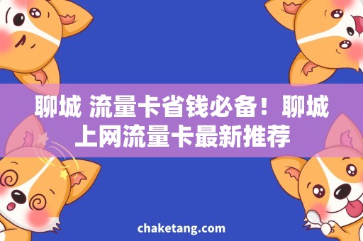 聊城 流量卡省钱必备！聊城上网流量卡最新推荐