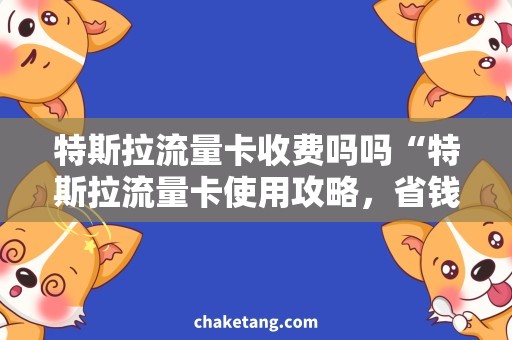 特斯拉流量卡收费吗吗“特斯拉流量卡使用攻略，省钱必备技巧”