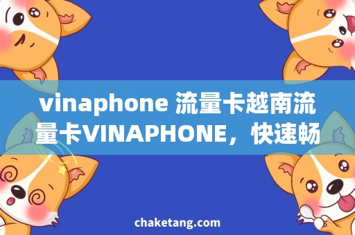 vinaphone 流量卡越南流量卡VINAPHONE，快速畅游互联网
