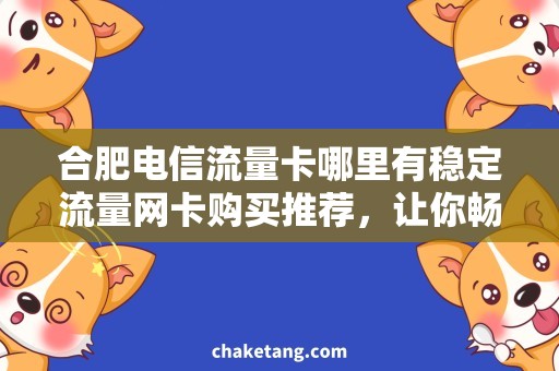 合肥电信流量卡哪里有稳定流量网卡购买推荐，让你畅享合肥电信网络