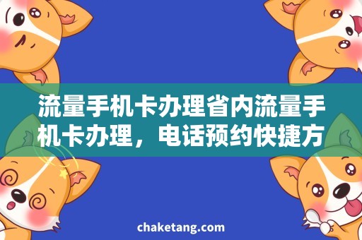 流量手机卡办理省内流量手机卡办理，电话预约快捷方便