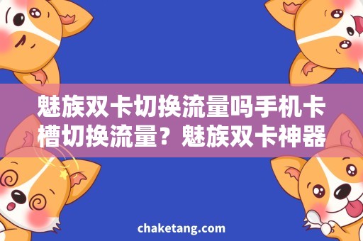 魅族双卡切换流量吗手机卡槽切换流量？魅族双卡神器给你详细解答！