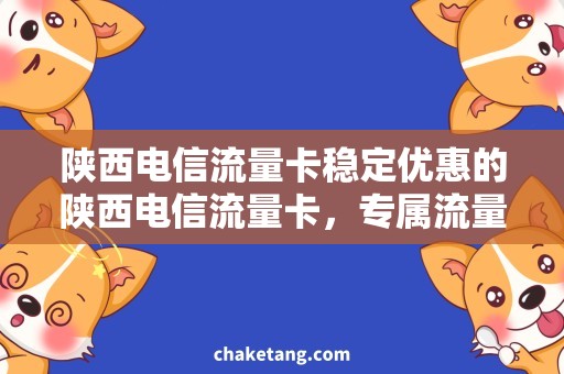 陕西电信流量卡稳定优惠的陕西电信流量卡，专属流量计划详解
