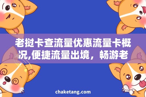 老挝卡查流量优惠流量卡概况,便捷流量出境，畅游老挝！