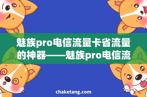 魅族pro电信流量卡省流量的神器——魅族pro电信流量卡，让你上网更畅快