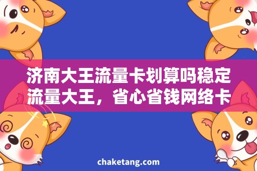 济南大王流量卡划算吗稳定流量大王，省心省钱网络卡