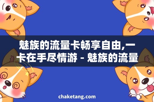 魅族的流量卡畅享自由,一卡在手尽情游 - 魅族的流量卡详细说明
