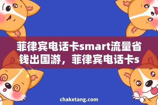 菲律宾电话卡smart流量省钱出国游，菲律宾电话卡smart流量助你上网畅游！
