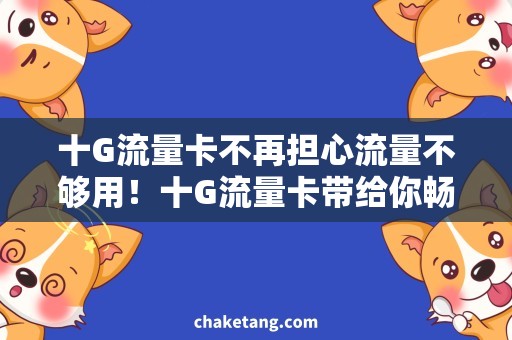 十G流量卡不再担心流量不够用！十G流量卡带给你畅所欲言的自由体验