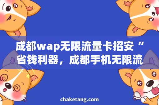 成都wap无限流量卡招安“省钱利器，成都手机无限流量卡招安攻略”