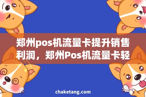 郑州pos机流量卡提升销售利润，郑州Pos机流量卡轻松实现快捷支付