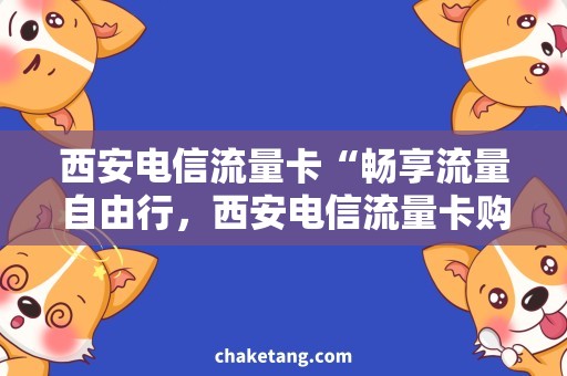 西安电信流量卡“畅享流量自由行，西安电信流量卡购买攻略”