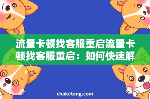 流量卡顿找客服重启流量卡顿找客服重启：如何快速解决流量卡顿问题？专业客服帮您解答！
