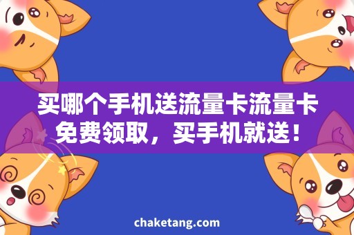 买哪个手机送流量卡流量卡免费领取，买手机就送！