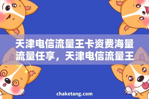 天津电信流量王卡资费海量流量任享，天津电信流量王卡资费揭秘