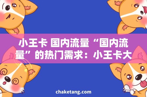 小王卡 国内流量“国内流量”的热门需求：小王卡大流量还是不够用？