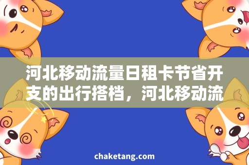 河北移动流量日租卡节省开支的出行搭档，河北移动流量日租卡！